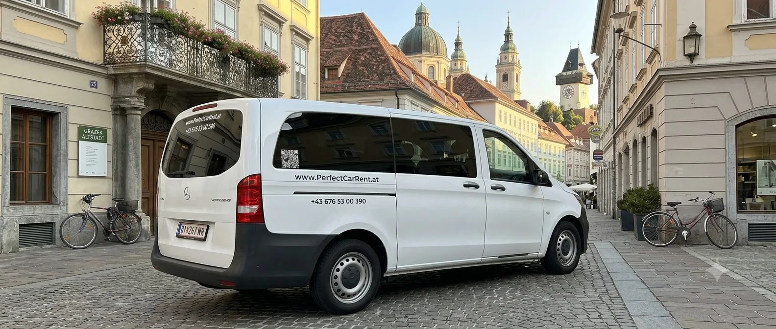 PerfectCarRent Mietwagen in der Grazer Altstadt